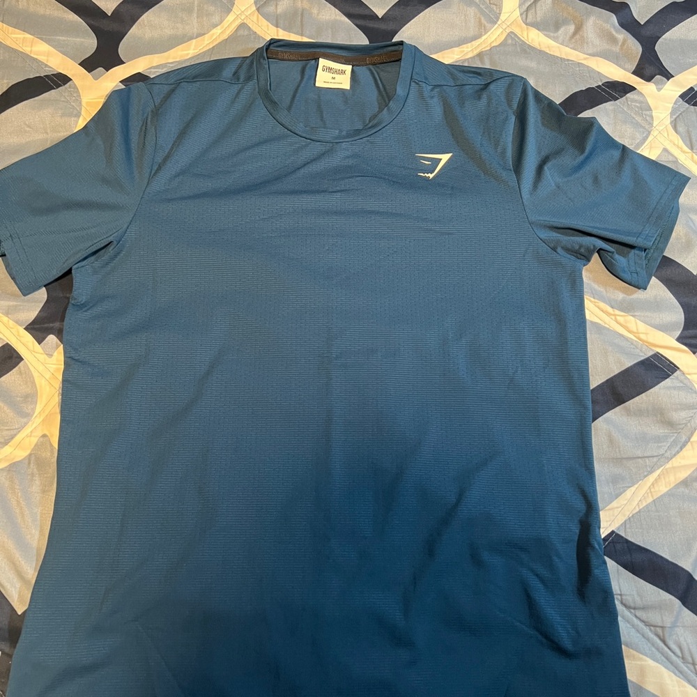 Gymshark Men's Teal Short Sleeve Tee